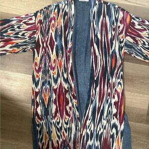 Chicos Multicolor Patterned Women's Jacket